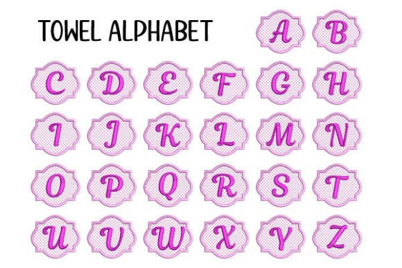 Alphabet with Knockdown Stitch Background: A Seasonal Embroidery Essential