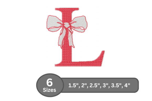 Cherry Knot Alphabet - L: A Designer’s Review for Boutique Sweatshirt Embroidery