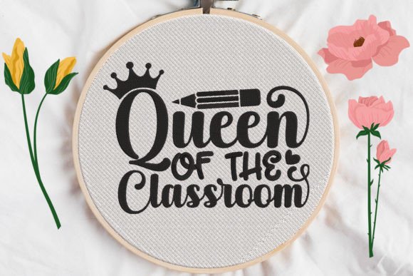 Queen of the Classroom: A Seasonal Embroidery Design Review