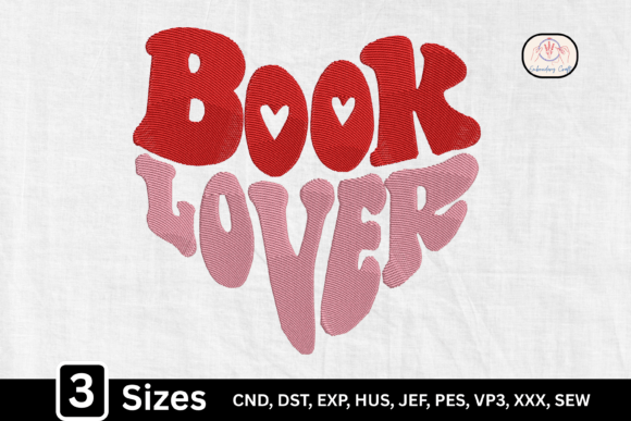 Reviewing the Reading Quote Book Lover Heart Embroidery Design