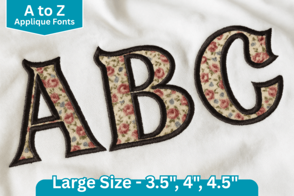 Royal Stitch Applique Embroidery Font Review for Etsy Sellers